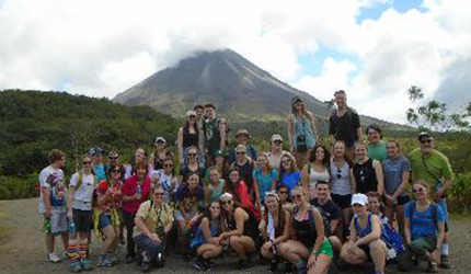 Students enjoy time at the Arenal Volcano in Costa Rica - Explorica Educaitonal Travel